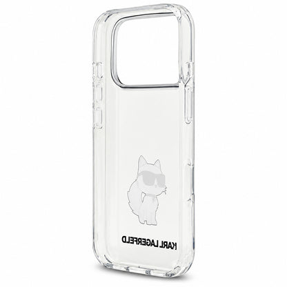 Hoesje voor Apple iPhone 18 Pro / 17 Pro, Karl Lagerfeld, IML Choupette NFT, transparant