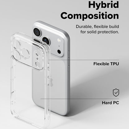 Hoesje voor Apple iPhone 18 Pro / 17 Pro, Ringke, Fusion, Transparant