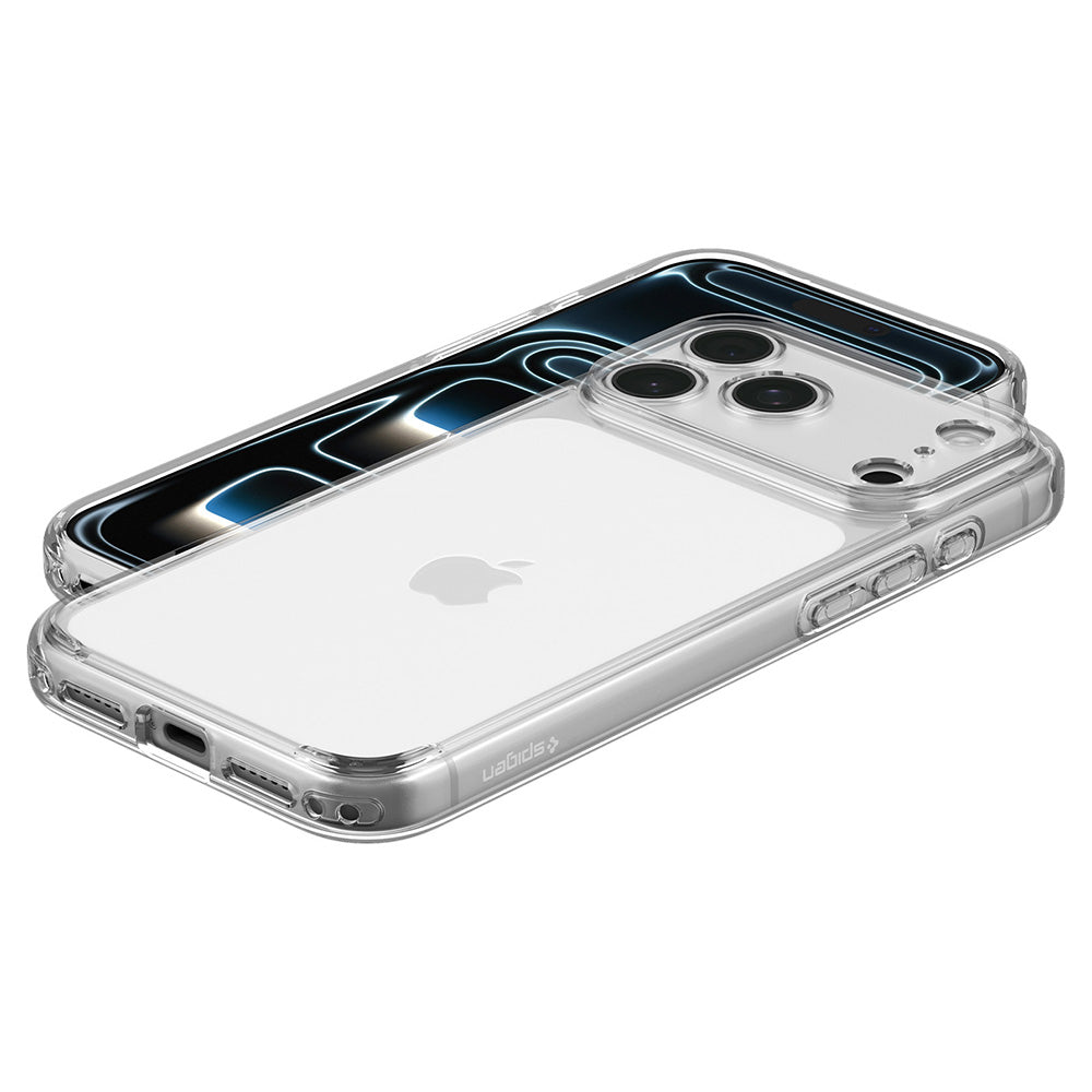 Hoesje voor Apple iPhone 18 Pro / 17 Pro, Spigen, Ultra Hybrid, Transparant ACS12153