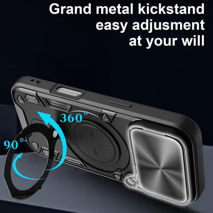 Hoes voor Apple iPhone 18 Pro / 17 Pro, Techsuit, CamGuard Pro, Zwart