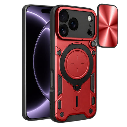 Hoes voor Apple iPhone 18 Pro / 17 Pro, Techsuit, CamGuard Pro, Rood