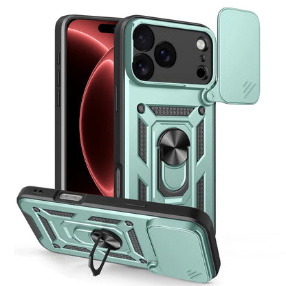 Case for Apple iPhone 18 Pro / 17 Pro, Techsuit, CamShield, Green