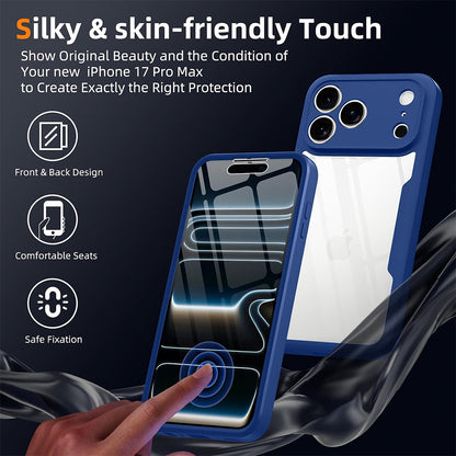 Hoes voor Apple iPhone 18 Pro / 17 Pro, Techsuit, ColorVerse 360, Blauw