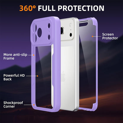 Hoes voor Apple iPhone 18 Pro / 17 Pro, Techsuit, ColorVerse 360, Paars