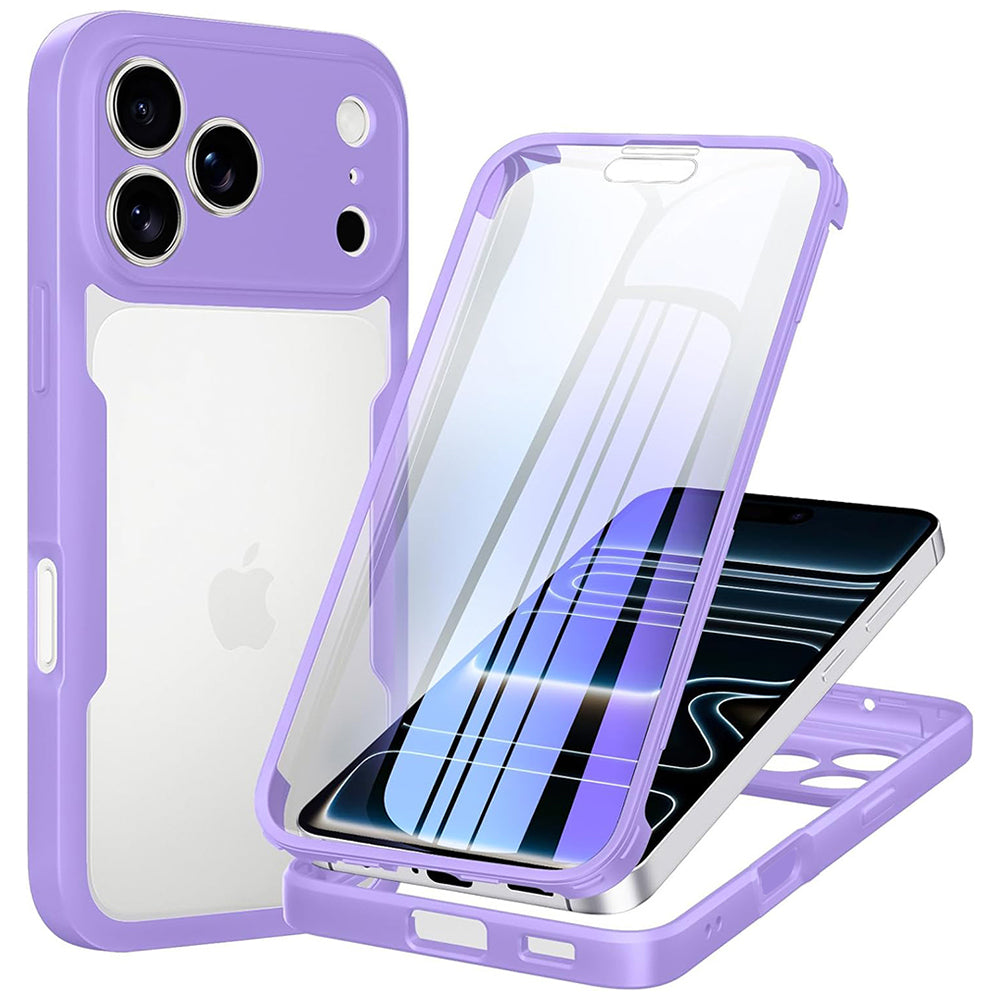 Hoes voor Apple iPhone 18 Pro / 17 Pro, Techsuit, ColorVerse 360, Paars