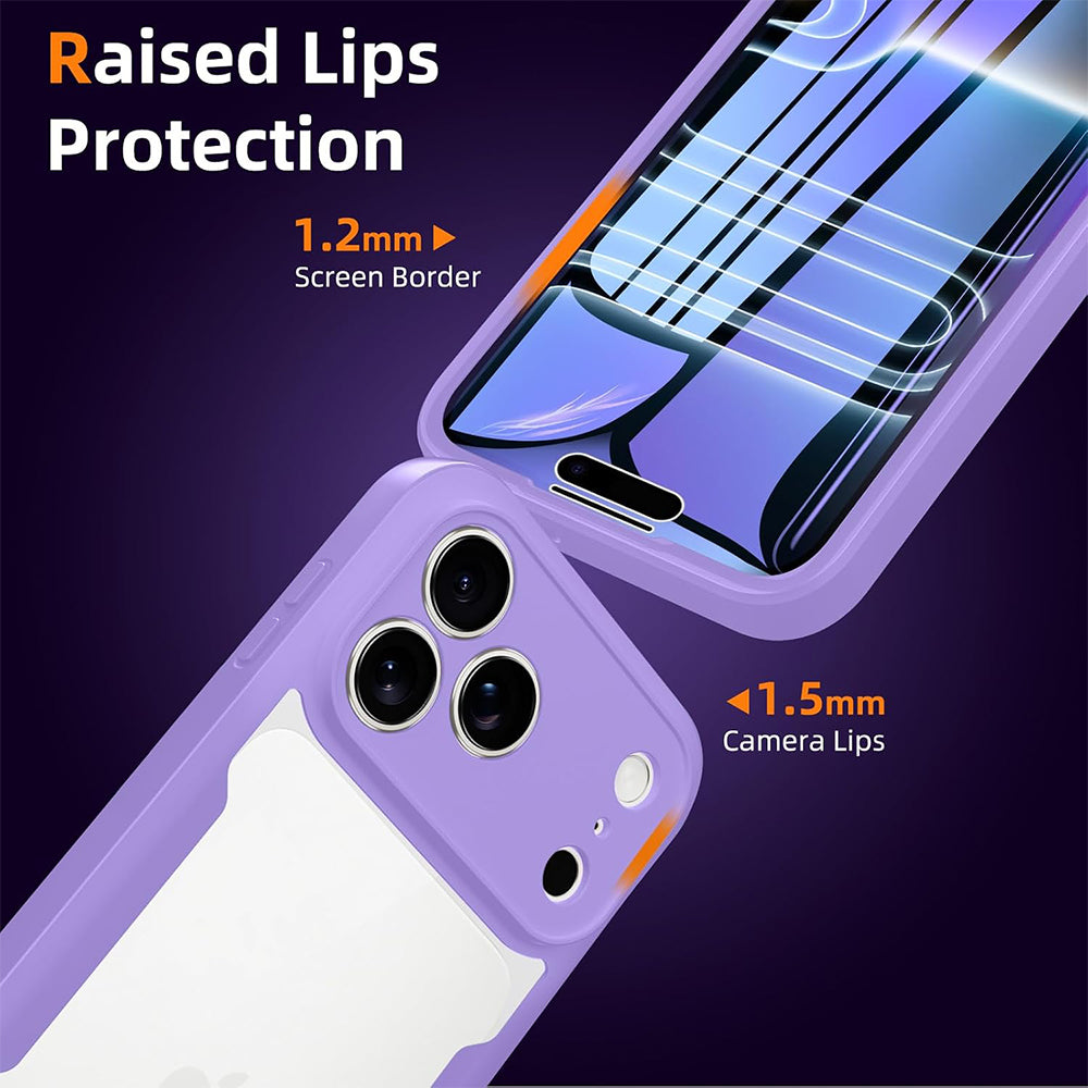 Hoes voor Apple iPhone 18 Pro / 17 Pro, Techsuit, ColorVerse 360, Paars