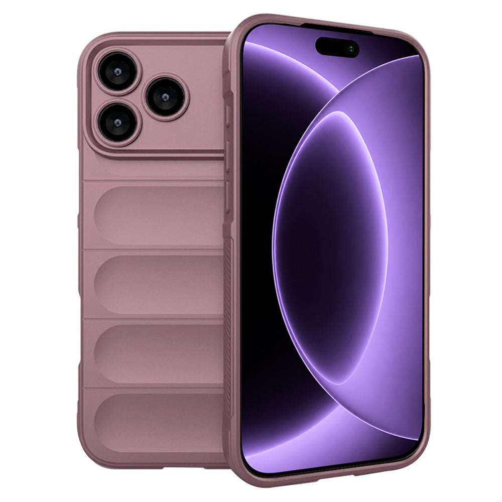 Hoesje voor Apple iPhone 18 Pro / 17 Pro, Techsuit, Magic Shield, Paars