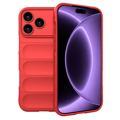 Hoesje voor Apple iPhone 18 Pro / 17 Pro, Techsuit, Magic Shield, Rood