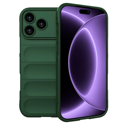 Hoesje voor Apple iPhone 18 Pro / 17 Pro, Techsuit, Magic Shield, Groen