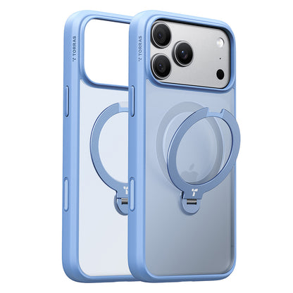 MagSafe-hoesje voor Apple iPhone 18 Pro / 17 Pro, Torras, Ostand Spin, Blauw