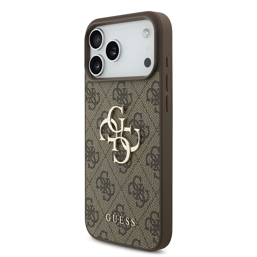 Hoes voor Apple iPhone 18 Pro Max / 17 Pro Max, Guess, 4G Big Logo, Bruin