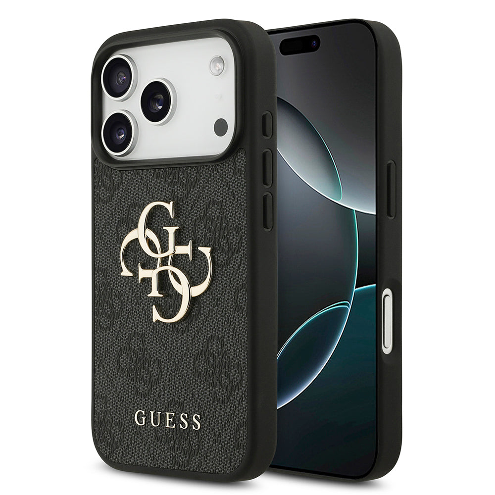 Hoes voor Apple iPhone 18 Pro Max / 17 Pro Max, Guess, 4G Big Logo, Zwart