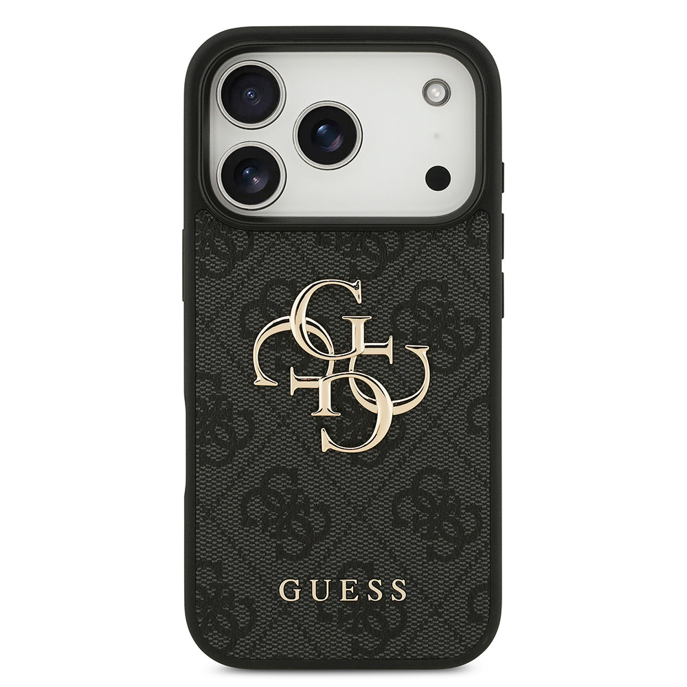 Hoes voor Apple iPhone 18 Pro Max / 17 Pro Max, Guess, 4G Big Logo, Zwart