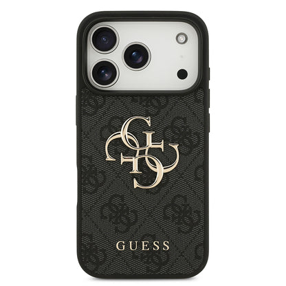 Hoes voor Apple iPhone 18 Pro Max / 17 Pro Max, Guess, 4G Big Logo, Zwart