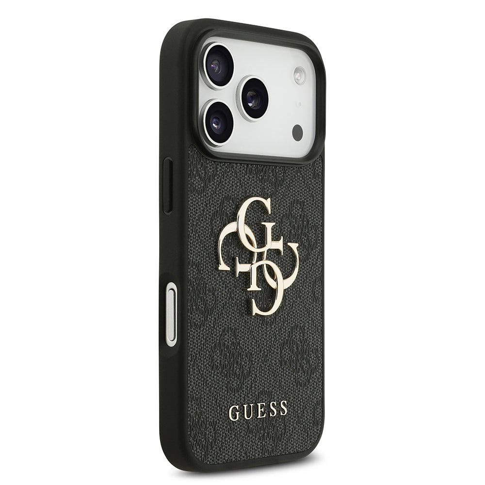 Hoes voor Apple iPhone 18 Pro Max / 17 Pro Max, Guess, 4G Big Logo, Zwart