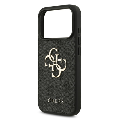 Hoes voor Apple iPhone 18 Pro Max / 17 Pro Max, Guess, 4G Big Logo, Zwart