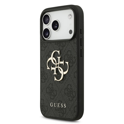 Hoes voor Apple iPhone 18 Pro Max / 17 Pro Max, Guess, 4G Big Logo, Zwart