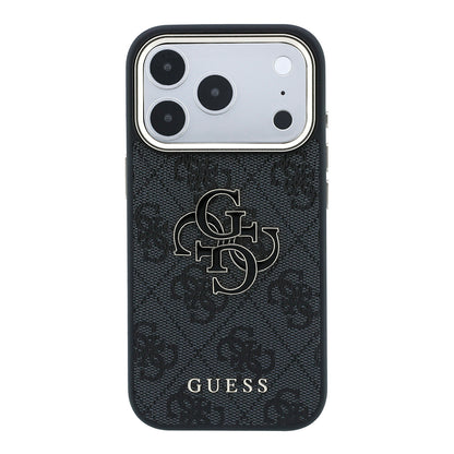 Hoes voor Apple iPhone 18 Pro Max / 17 Pro Max, Guess, 4G Big Resin Logo, Zwart