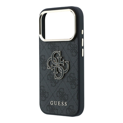 Hoes voor Apple iPhone 18 Pro Max / 17 Pro Max, Guess, 4G Big Resin Logo, Zwart