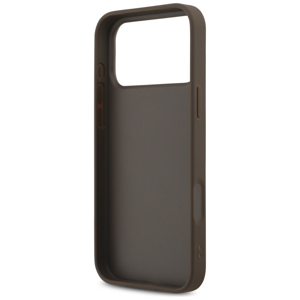 Hoes voor Apple iPhone 18 Pro Max / 17 Pro Max, Guess, 4G Classic Logo, Bruin