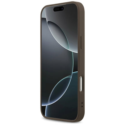 Hoes voor Apple iPhone 18 Pro Max / 17 Pro Max, Guess, 4G Classic Logo, Bruin