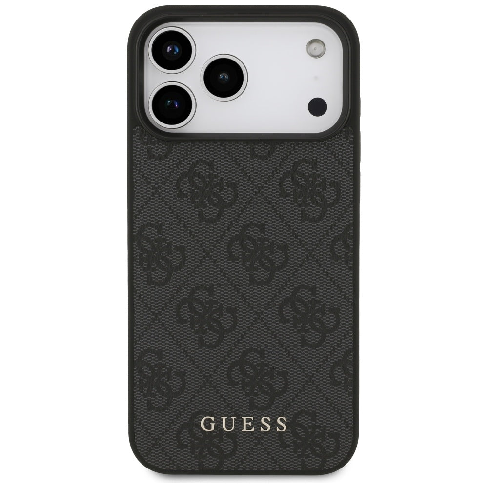 Hoes voor Apple iPhone 18 Pro Max / 17 Pro Max, Guess, 4G Classic Logo, Zwart
