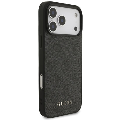 Hoes voor Apple iPhone 18 Pro Max / 17 Pro Max, Guess, 4G Classic Logo, Zwart