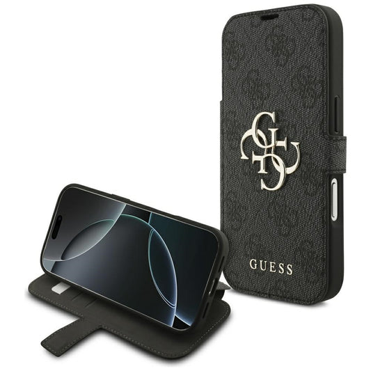Hoes voor Apple iPhone 18 Pro Max / 17 Pro Max, Guess, 4G Metal Logo, Zwart