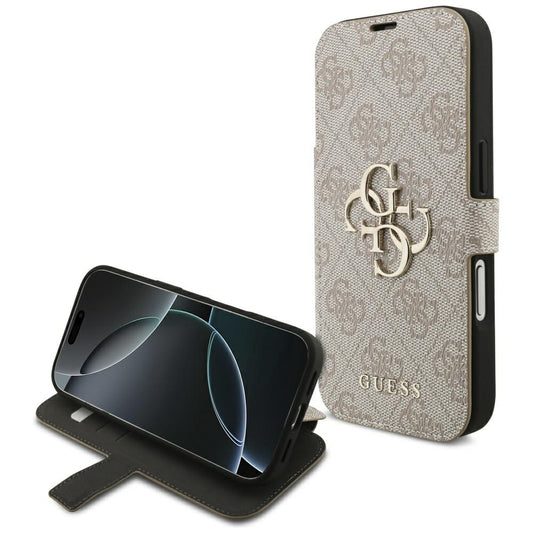 Hoes voor Apple iPhone 18 Pro Max / 17 Pro Max, Guess, 4G Metal Logo, Roze