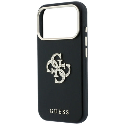 Hoes voor Apple iPhone 18 Pro Max / 17 Pro Max, Guess, Smooth Big Strass Logo, Bordeaux