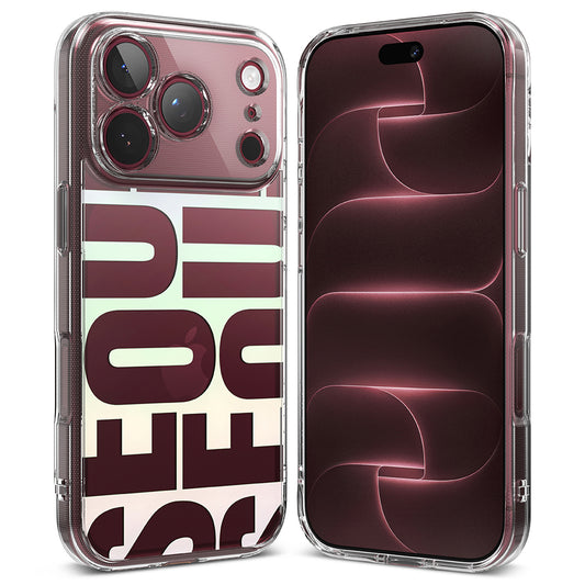 Hoes voor Apple iPhone 18 Pro Max / 17 Pro Max, Ringke, Fusion Seoul, Bordeaux