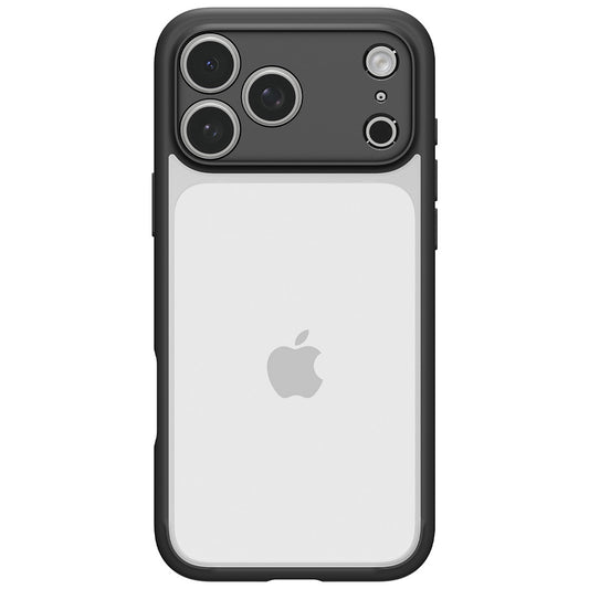 Telefoonhoesje voor Apple iPhone 18 Pro Max / 17 Pro Max, Spigen, Ultra Hybrid, Mat Zwart ACS12117