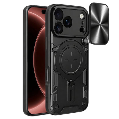 Hoes voor Apple iPhone 18 Pro Max / 17 Pro Max, Techsuit, CamGuard Pro, Zwart