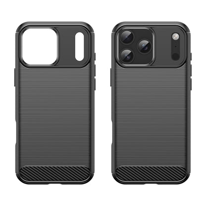 Hoes voor Apple iPhone 18 Pro Max / 17 Pro Max, Techsuit, Carbon, Zwart