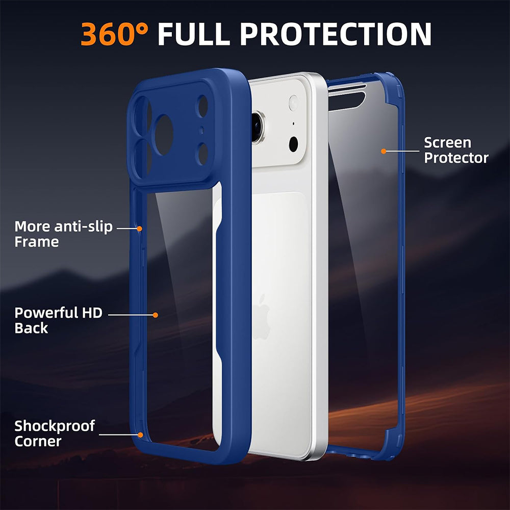 Hoes voor Apple iPhone 18 Pro Max / 17 Pro Max, Techsuit, ColorVerse 360, Blauw