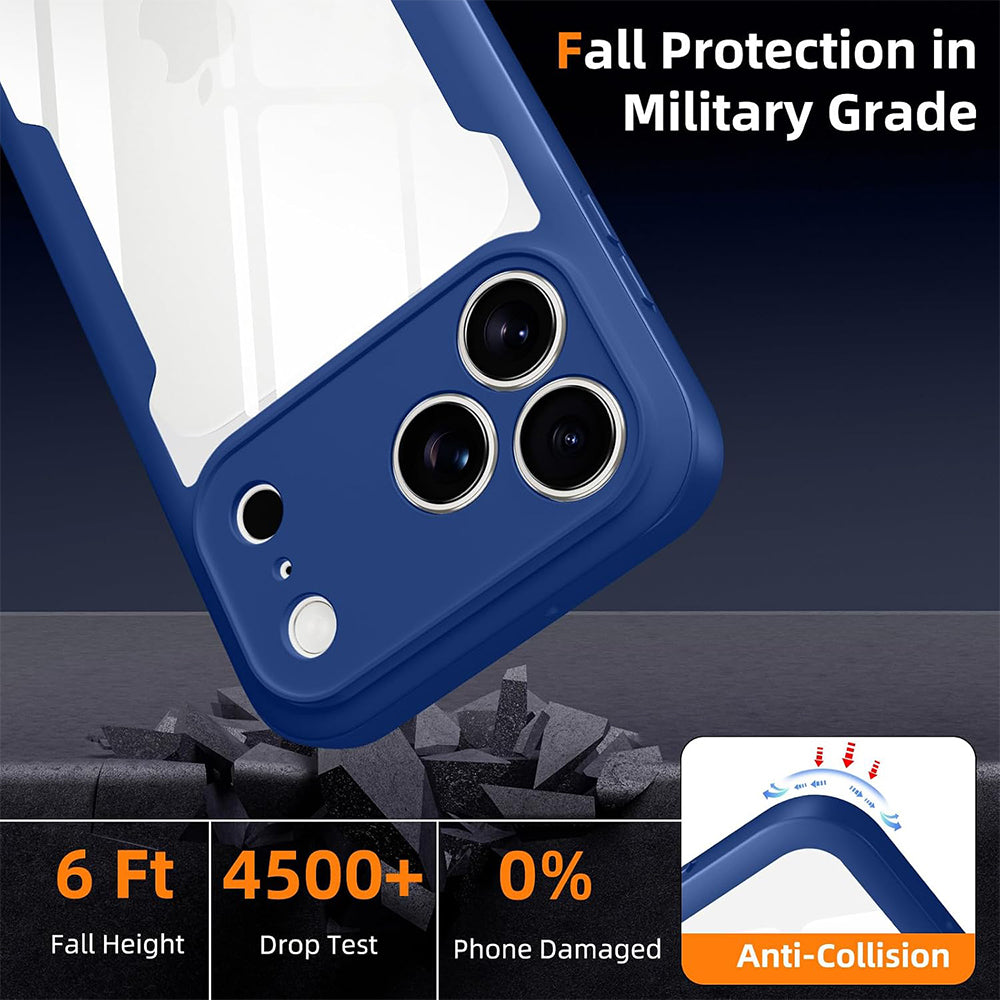 Hoes voor Apple iPhone 18 Pro Max / 17 Pro Max, Techsuit, ColorVerse 360, Blauw