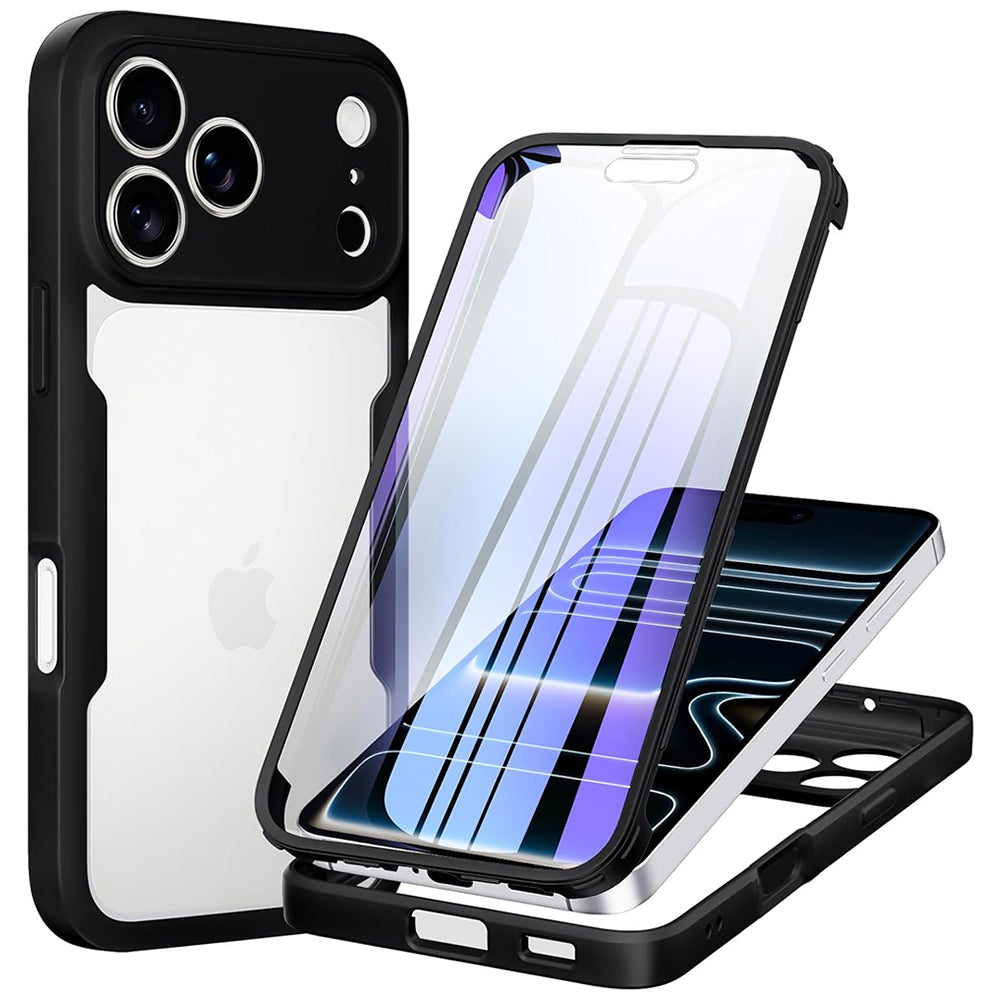 Hoes voor Apple iPhone 18 Pro Max / 17 Pro Max, Techsuit, ColorVerse 360, Zwart