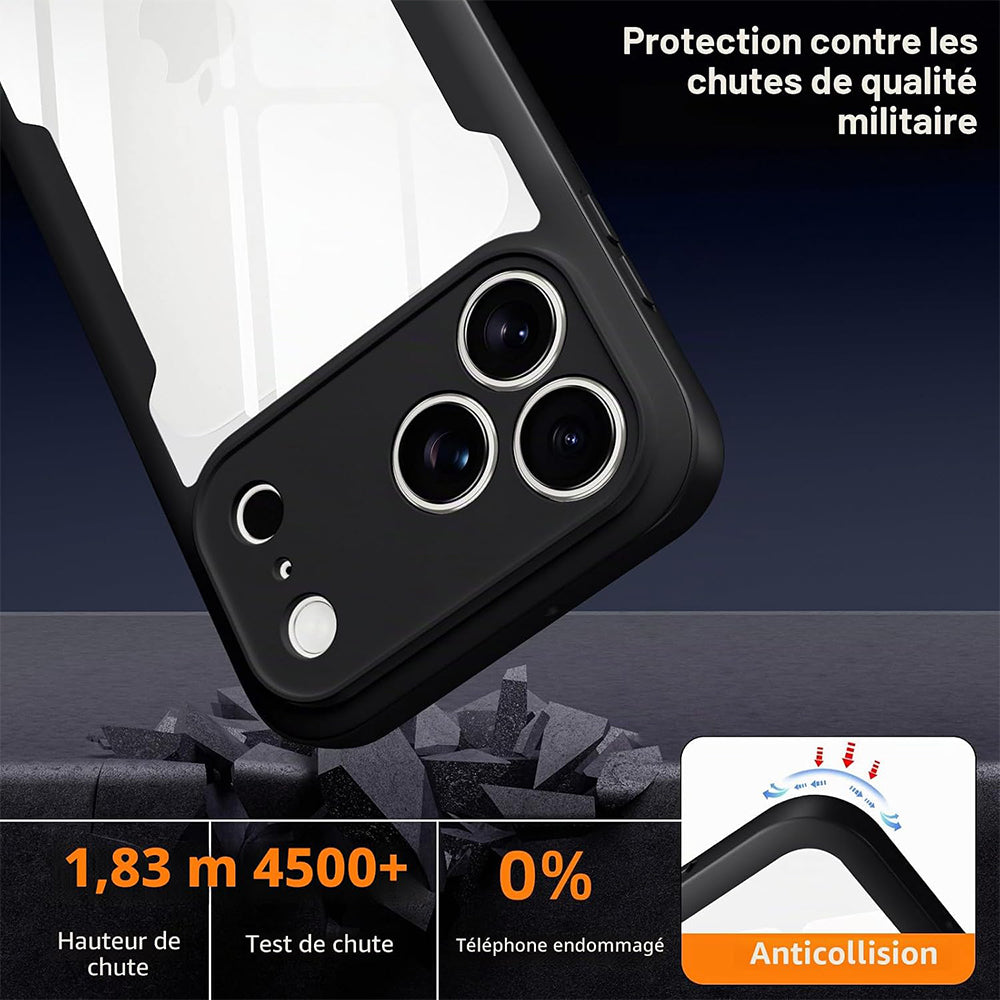 Hoes voor Apple iPhone 18 Pro Max / 17 Pro Max, Techsuit, ColorVerse 360, Zwart