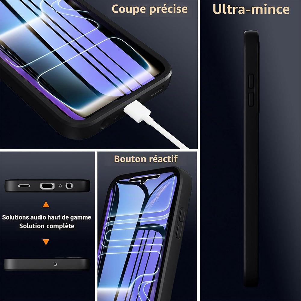 Hoes voor Apple iPhone 18 Pro Max / 17 Pro Max, Techsuit, ColorVerse 360, Zwart
