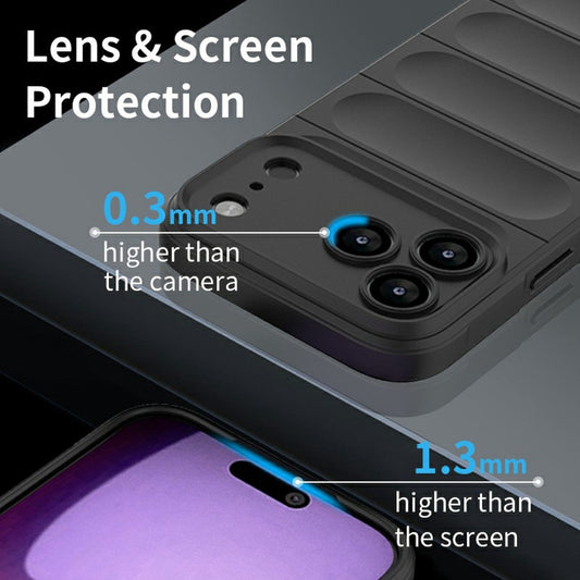 Hoesje voor Apple iPhone 18 Pro Max / 17 Pro Max, Techsuit, Magic Shield, Paars