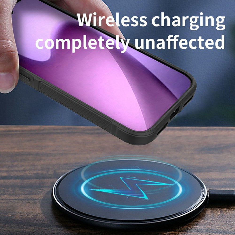 Hoesje voor Apple iPhone 18 Pro Max / 17 Pro Max, Techsuit, Magic Shield, Paars