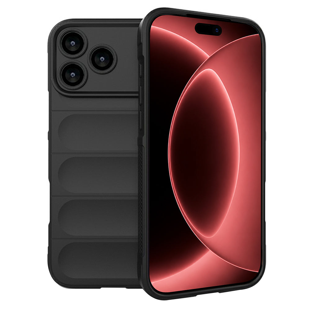 Hoesje voor Apple iPhone 18 Pro Max / 17 Pro Max, Techsuit, Magic Shield, Zwart