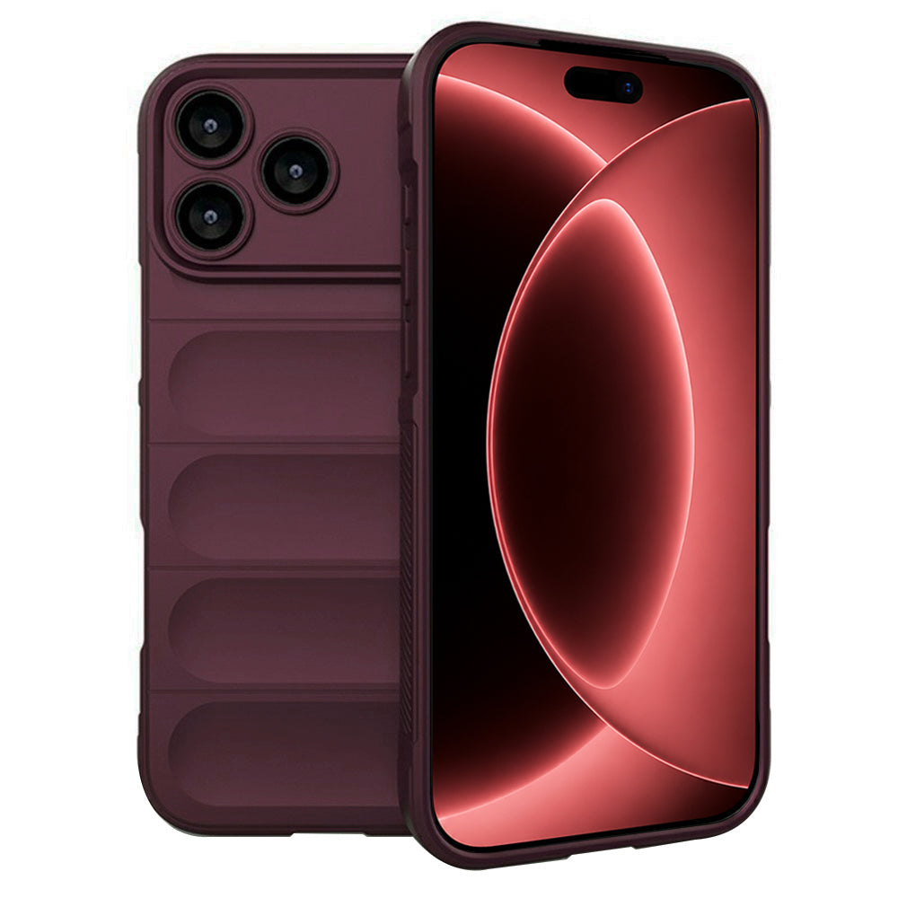 Hoesje voor Apple iPhone 18 Pro Max / 17 Pro Max, Techsuit, Magic Shield, Bordeaux