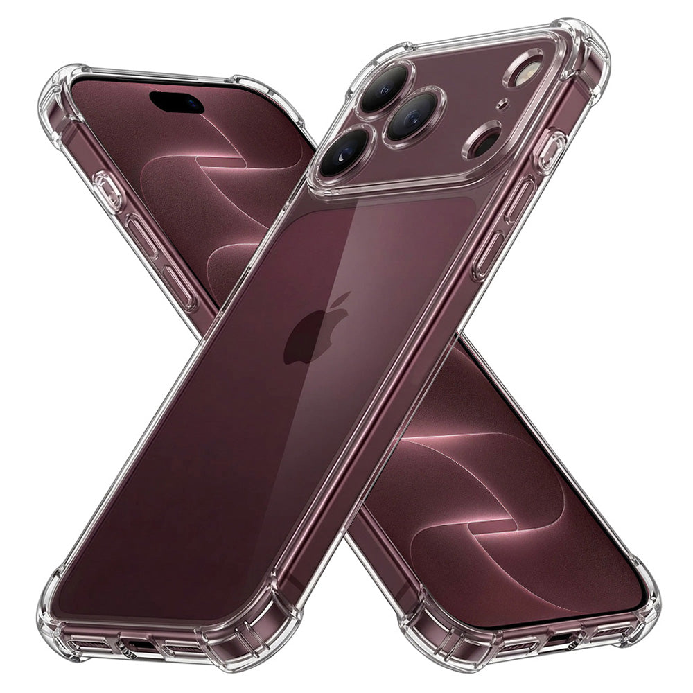 Hoesje voor Apple iPhone 18 Pro Max / 17 Pro Max, Techsuit, Schokbestendig Transparant