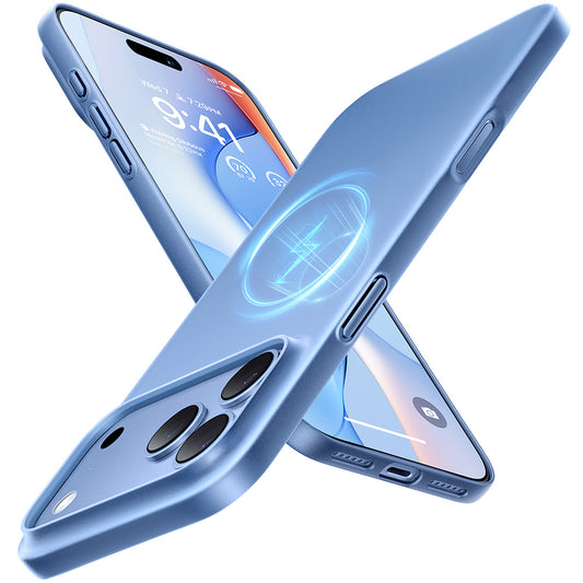 MagSafe-hoes voor Apple iPhone 18 Pro Max / 17 Pro Max, Torras, OriginFit, Blauw