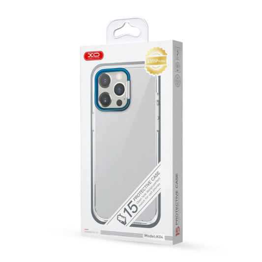 Hoes voor Apple iPhone 15 Pro Max, XO Design, Hidden Stand, Blauw