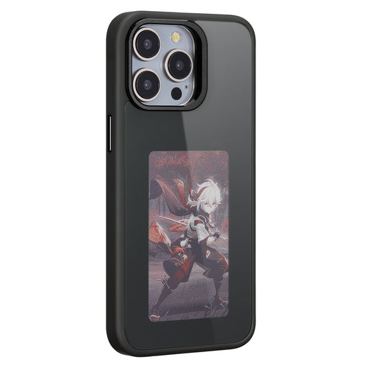 Hoes voor Apple iPhone 13 Pro Max, OEM, Aangepast E-Ink Display, Zwart