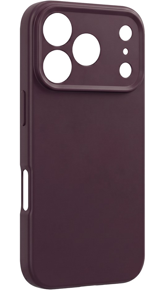 Hoesje voor Apple iPhone 18 Pro / 17 Pro, OEM, Siliconen, Wijnrood