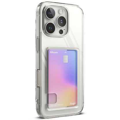 Hoes voor Apple iPhone 16 Pro Max, Ringke, Fusion Card, Transparant
