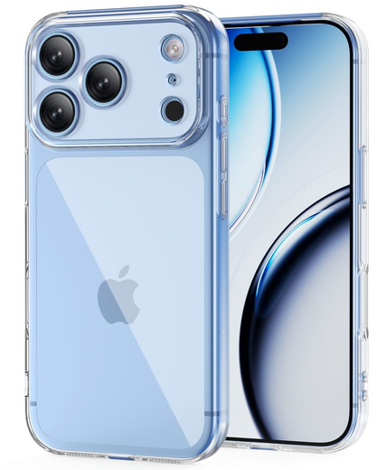 Hoesje voor Apple iPhone 18 Pro / 17 Pro, Tech-Protect, Flexair met Screen Protector, Transparant